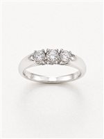 Anello Donna Trilogy in Oro bianco Diamante Vidali Gioielli ANOR-103-34